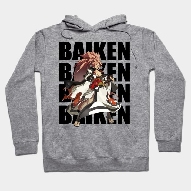 Baiken Guilty Gear Hoodie by Leonard